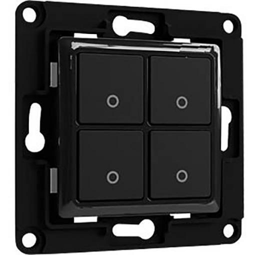 Shelly Shelly Wall switch 4 - black nástěnný vypínač