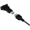 LogiLink sériový adaptér [1x USB 2.0 zástrčka A - 1x RS232 zástrčka ] 0 mm černá