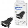 LogiLink sériový adaptér [1x USB 2.0 zástrčka A - 1x RS232 zástrčka ] 0 mm černá