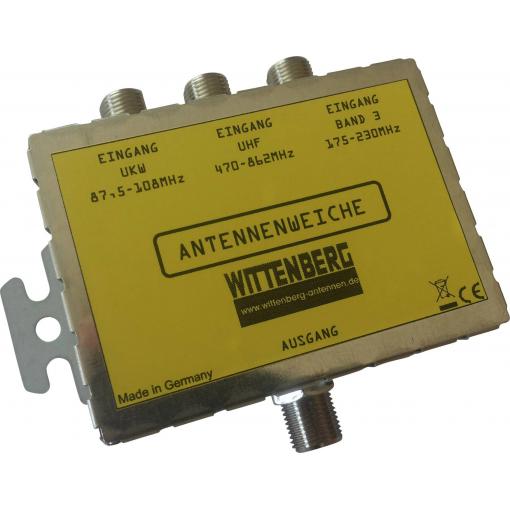 Wittenberg Antennen 3 in 1 antenní rozbočovač UKW , DAB+ , UHF