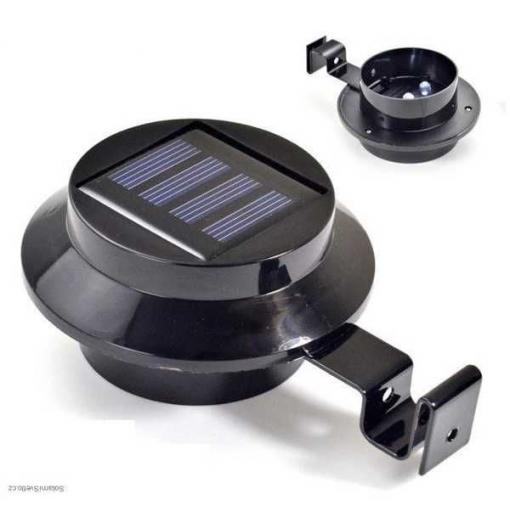 Solární závěsné světlo černé 3xLED