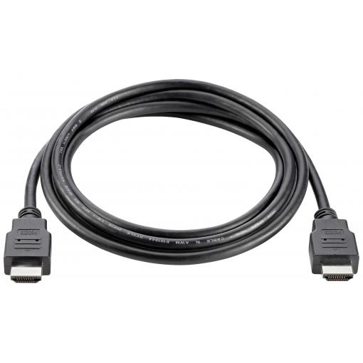 HP HDMI kabel Zástrčka HDMI-A, Zástrčka HDMI-A 1.80 m černá T6F94AA HDMI kabel