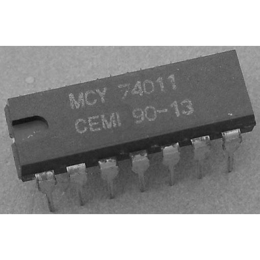 4011 - 4x 2vstup NAND /MCY74011/, DIL14