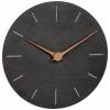 TFA Dostmann 60.3068.10 Quartz nástěnné hodiny 25 cm x 4.3 mm, břidlicová, tiché hodiny (bez tikání)