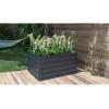 Vyvýšený záhon G21 Daisy 100x80x52cm Anthracite