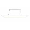 Deko Light 342221 LED Panel transparent, eckig, 50 W, 3000/4000 K, Weiß závěsné světlo, třída E (A - G), LED, pevně vestavěné LED, 53 W, Dopravní bílá (RAL