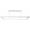 Deko Light 342220 LED Panel transparent, eckig, 50 W, 3000/4000 K, Silber závěsné světlo, třída E (A - G), LED, pevně vestavěné LED, 53 W, bílá