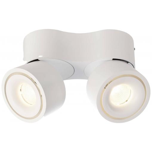 Deko Light Uni II Mini Stropní svítidlo pevně vestavěné LED 15 W Energetická třída (EEK2021): G (A - G) teplá bílá Signální bílá (RAL 9003)