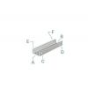 Deko Light 970000 AU-01-08 U profil hliník (š x v x h) 14 x 7 x 1000 mm 1 m