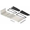 Bopla Alu-Topline ATPH-IP 2385-0150 SET pultové pouzdro (d x š x v) 232.60 x 150 x 86.20 mm hliník, ABS přírodní, černá (RAL 9005) 1 ks