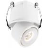 Deko Light 565342 Uni II Mini LED vestavné svítidlo, třída G (A - G), pevně vestavěné LED, 9 W, Signální bílá (RAL 9003)