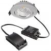 Deko Light 565356 Dione LED vestavné svítidlo, třída F (A - G), pevně vestavěné LED, 8.50 W, stříbrnošedá
