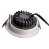 Deko Light 565356 Dione LED vestavné svítidlo, třída F (A - G), pevně vestavěné LED, 8.50 W, stříbrnošedá