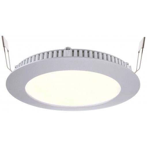 Deko Light 565083 LED Panel 8 LED vestavné svítidlo, třída G (A - G), pevně vestavěné LED, 7 W, Perleťově světle šedá (RAL 9022)