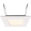 Deko Light 565152 LED Panel Square 8 LED vestavné svítidlo, třída G (A - G), pevně vestavěné LED, 7 W, Signální bílá (RAL 9003)