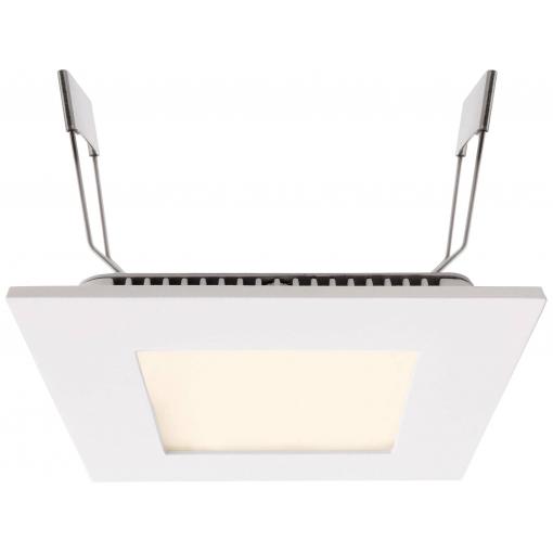 Deko Light 565152 LED Panel Square 8 LED vestavné svítidlo, třída G (A - G), pevně vestavěné LED, 7 W, Signální bílá (RAL 9003)