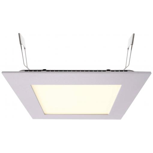 Deko Light 565157 LED Panel Square 15 LED vestavné svítidlo, třída G (A - G), pevně vestavěné LED, 13 W, Perleťově světle šedá (RAL 9022)