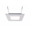 Deko Light 565155 LED Panel Square 8 LED vestavné svítidlo, třída G (A - G), LED, pevně vestavěné LED, 7 W, Perleťově světle šedá (RAL 9022)