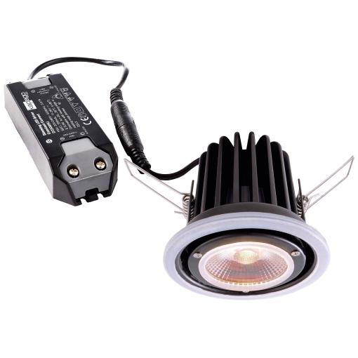 Deko Light 565192 COB LED vestavné svítidlo Energetická třída (EEK2021): G (A - G) pevně vestavěné LED 9 W Signální bílá (RAL 9003)