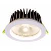 Deko Light 565180 COB 130 LED vestavné svítidlo, třída G (A - G), pevně vestavěné LED, 18.50 W, Dopravní bílá (RAL 9016)