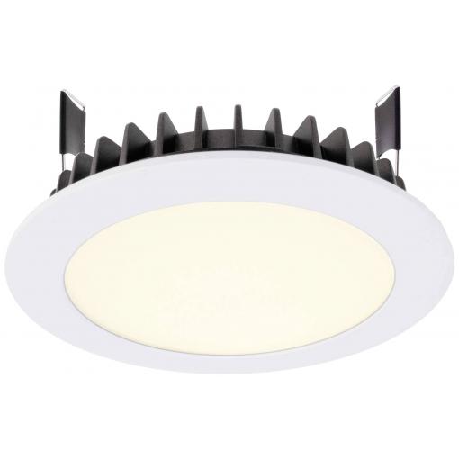 Deko Light 565231 LED Panel Round III 12 LED vestavné svítidlo, třída G (A - G), pevně vestavěné LED, 12.50 W, Dopravní bílá (RAL 9016)
