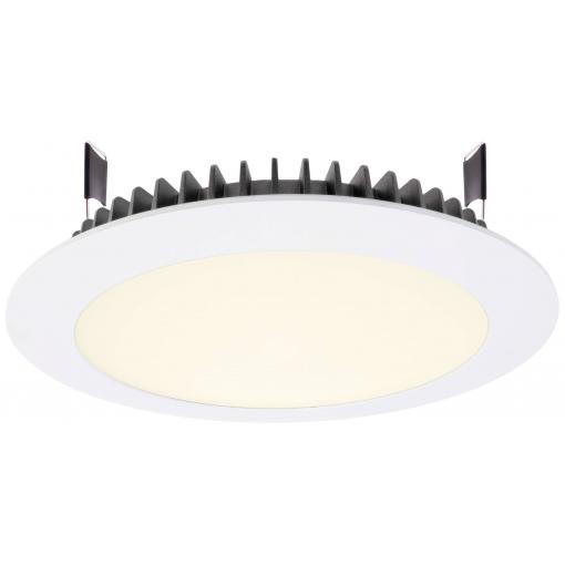 Deko Light 565235 LED Panel Round III 26 LED vestavné svítidlo, třída G (A - G), LED, pevně vestavěné LED, 26 W, Dopravní bílá (RAL 9016)