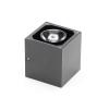 Deko Light Cubodo II Single DG Cubodo II Single Nástěnné svítidlo pevně vestavěné LED Energetická třída (EEK2021): G (A - G) 8.50 W LED tmavě šedá