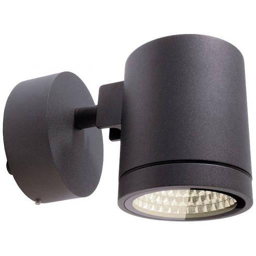 Deko Light Mobby II Mobby II Nástěnné svítidlo pevně vestavěné LED Energetická třída (EEK2021): G (A - G) 9.90 W LED černošedá