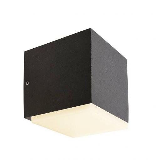 Deko Light Ancha I Ancha I Nástěnné svítidlo pevně vestavěné LED Energetická třída (EEK2021): G (A - G) 6 W LED šedá grafit (RAL 7024)