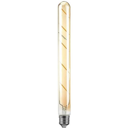 V-TAC 217142 LED Energetická třída (EEK2021) F (A - G) E27 tyčový tvar 5.00 W = 40 W teplá bílá (Ø x v) 30 mm x 300 mm 1 ks