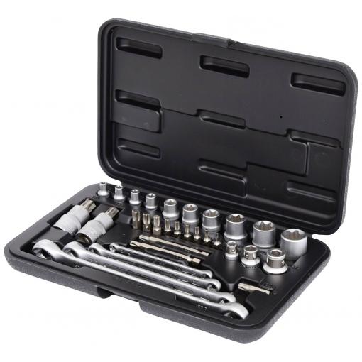 KS Tools 911.4302 sada nástavců pro nástrčný klíč, 31dílná, 911.4302