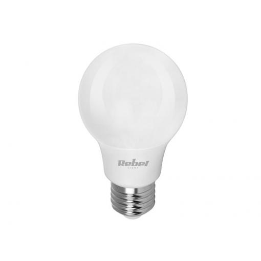 Žárovka LED E27 8,5W A60 bílá studená REBEL ZAR0553