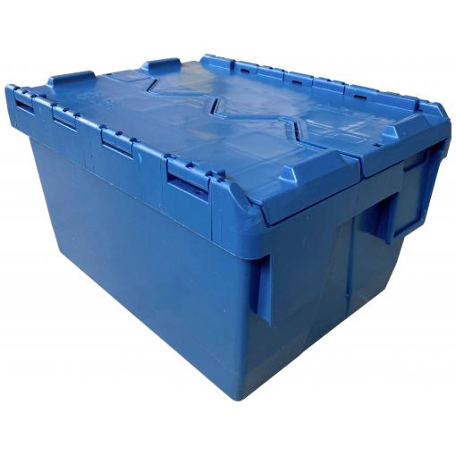 VISO DSW4321 box s odklápěcím víkem, (š x v x h) 400 x 200 x 300 mm, modrá, 1 ks
