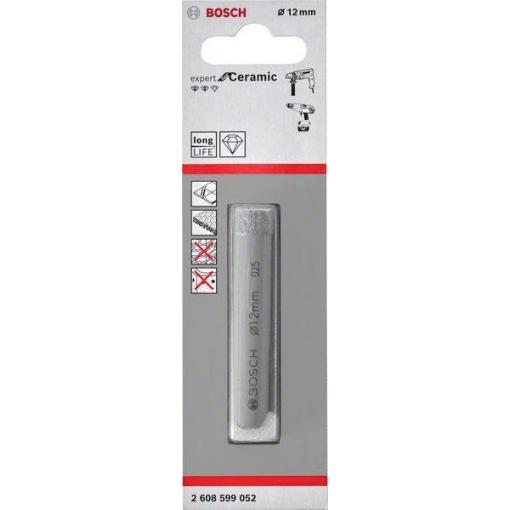 Bosch Accessories 2608599052 vrták do skla a obkladů 12 mm Celková délka 66 mm 1 ks