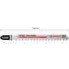 Bosch Accessories 2608901710 EXPERT ‘FIBER PLASTER’ T141 HM LISTY 2 ks