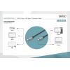 Digitus USB kabel USB 3.2 Gen1 USB-C®, USB-C ® zástrčka 1.00 m černá flexibilní provedení, stíněný, s USB DB-300220-010-S