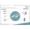Digitus DK-1644-A-005-10 RJ45 síťové kabely, propojovací kabely CAT 6A S/FTP 0.50 m šedá 1 ks