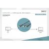 Digitus DisplayPort / HDMI kabel DisplayPort zásuvka, Zástrčka HDMI-A, USB-A zástrčka 2 m černá AK-330111-020-S 4K UHD, dvoužilový stíněný, flexibilní