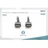 Digitus DisplayPort kabel Konektor DisplayPort 3 m černá DB-340201-030-S třížilový stíněný, flexibilní provedení, bez halogenů, kulatý Kabel DisplayPort