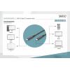 Digitus USB kabel USB 3.2 Gen2, USB 3.2 Gen2x2, USB 3.2 Gen1 USB-C®, USB-C ® zástrčka 0.80 m černá flexibilní provedení, stíněný, s USB AK-300343-008-S