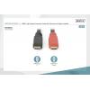 Digitus HDMI kabel Zástrčka HDMI-A 10 m černá DB-330118-100-S 4K UHD, dvoužilový stíněný, stínění pletivem, kompletní stínění, stíněný, bez halogenů, Aktivní
