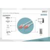 Digitus DK-1617-025 RJ45 síťové kabely, propojovací kabely CAT 6 U/UTP 2.50 m šedá 1 ks