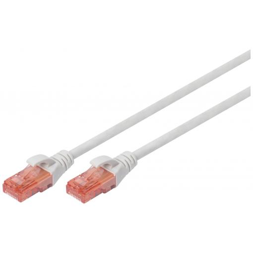 Digitus DK-1617-025 RJ45 síťové kabely, propojovací kabely CAT 6 U/UTP 2.50 m šedá 1 ks