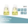 Digitus DK-1644-A-015 RJ45 síťové kabely, propojovací kabely CAT 6A S/FTP 1.50 m šedá 1 ks