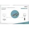 Digitus HDMI kabel Zástrčka HDMI-A 15 m černá AK-330127-150-S 4K UHD, třížilový stíněný, flexibilní provedení, kompletní stínění, stíněný, bez halogenů,