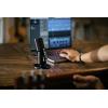 Sennheiser Profile na stojanu USB mikrofon Druh přenosu:USB spínač, stojan, vč. kabelu USB-C®, audio, stereo (jack 3,5 mm) USB