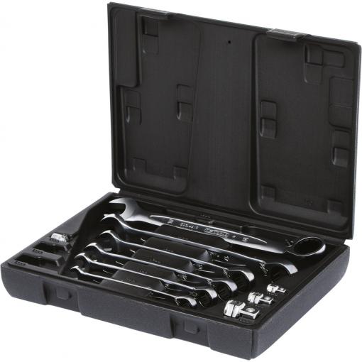 KS Tools 503.4647 Sada očkových ráčnových klíčů Délka klíče (cm) (jen pro nadpis) 8 - 19 mm