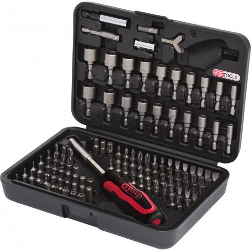 KS Tools 9112085 911.2085 sada bitů, 122dílná, 1/4