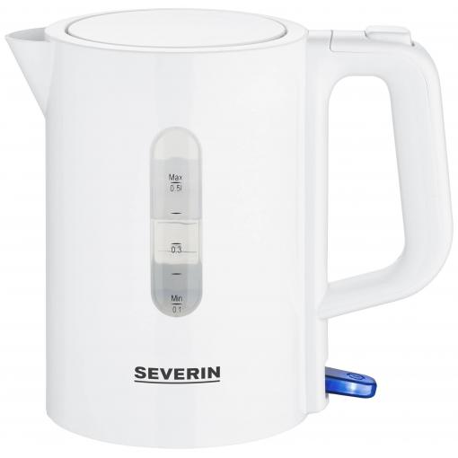 Severin WK 3462 rychlovarná konvice, bezšňůrová, ochrana proti přehřátí, bez BPA, bílá, WK 3462