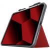 STM Goods Dux Plus obal na tablet Apple iPad 10.9 (Gen.10, 2022), iPad 10.9 (A16, 2025) 27,7 cm (10,9) Pouzdro typu kniha červená, transparentní